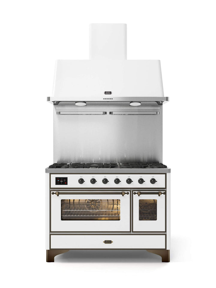 Stove - Majestic - 120 cm - Gas stove/Induction, 2 ovens