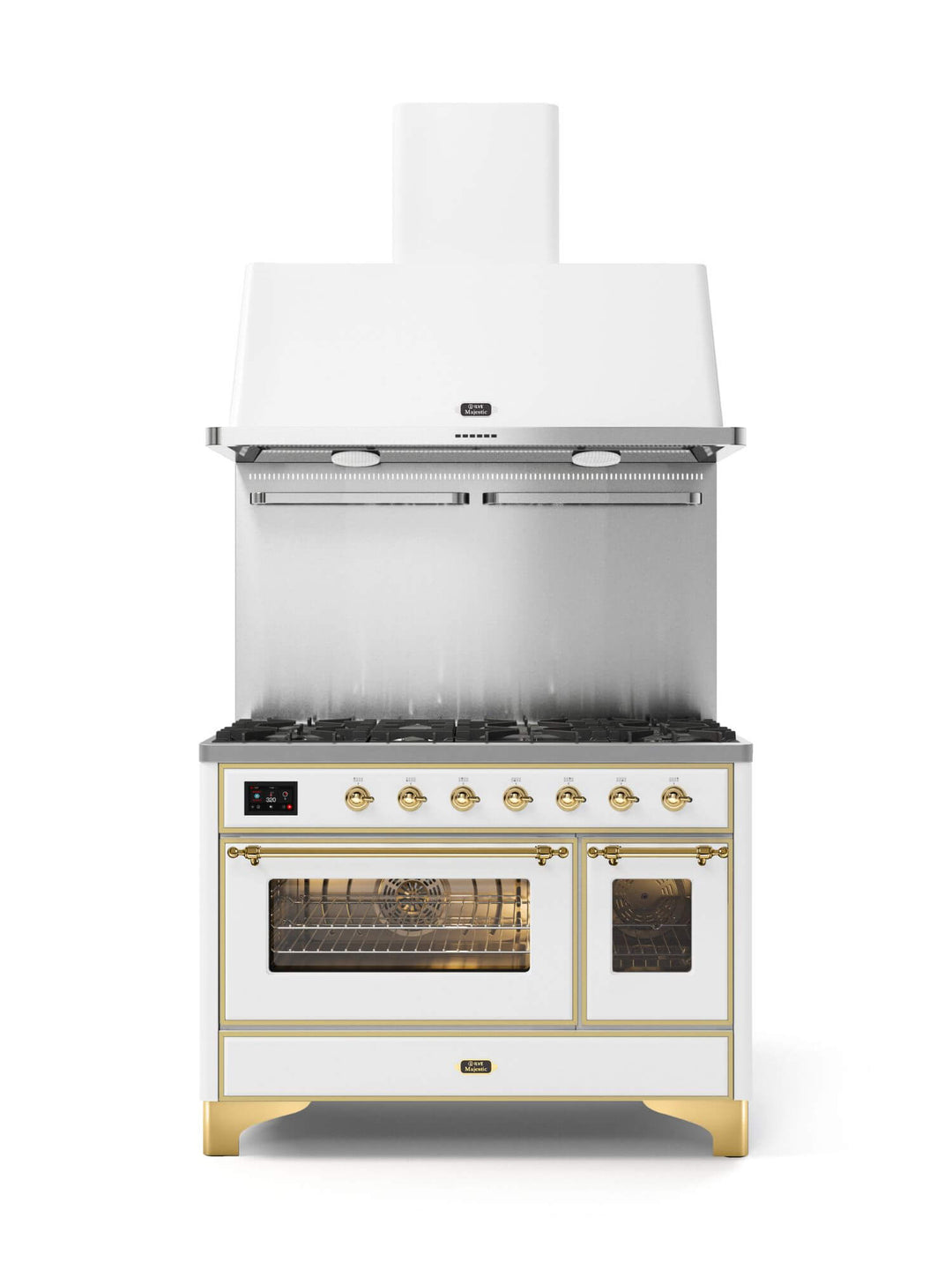 Stove - Majestic - 120 cm - Gas stove/Induction, 2 ovens
