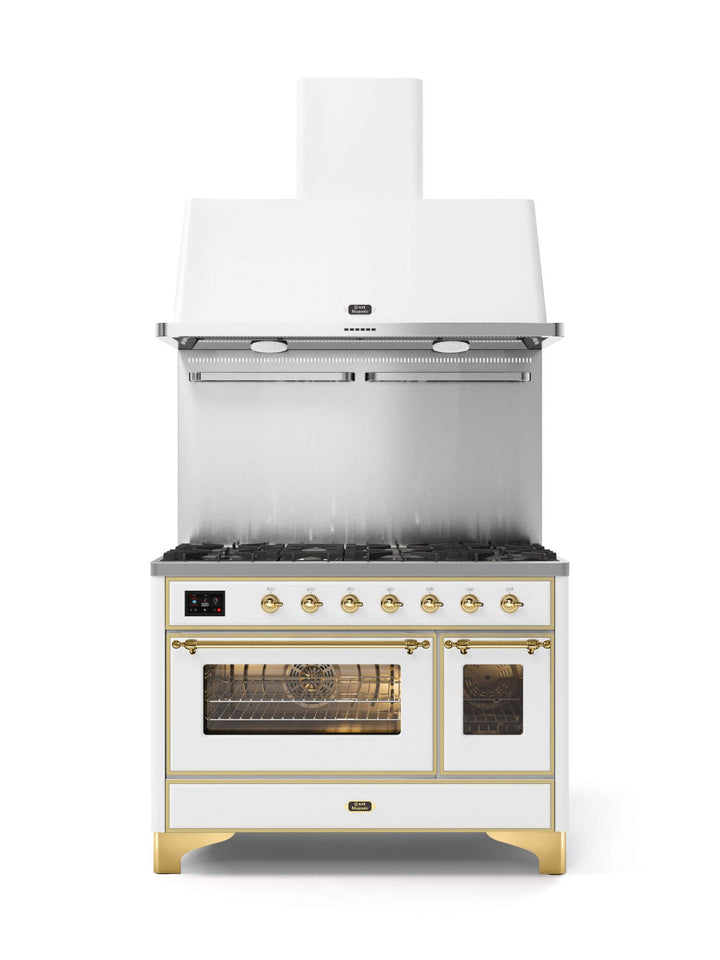 Stove - Majestic - 120 cm - Gas stove/Induction, 2 ovens