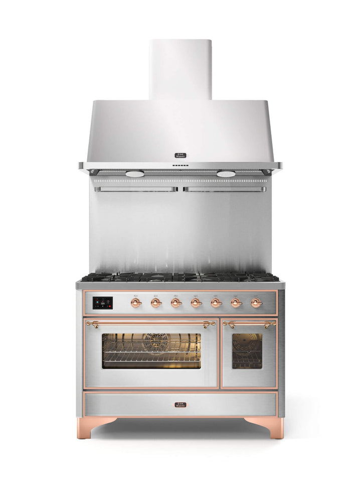 Stove - Majestic - 120 cm - Gas stove/Induction, 2 ovens