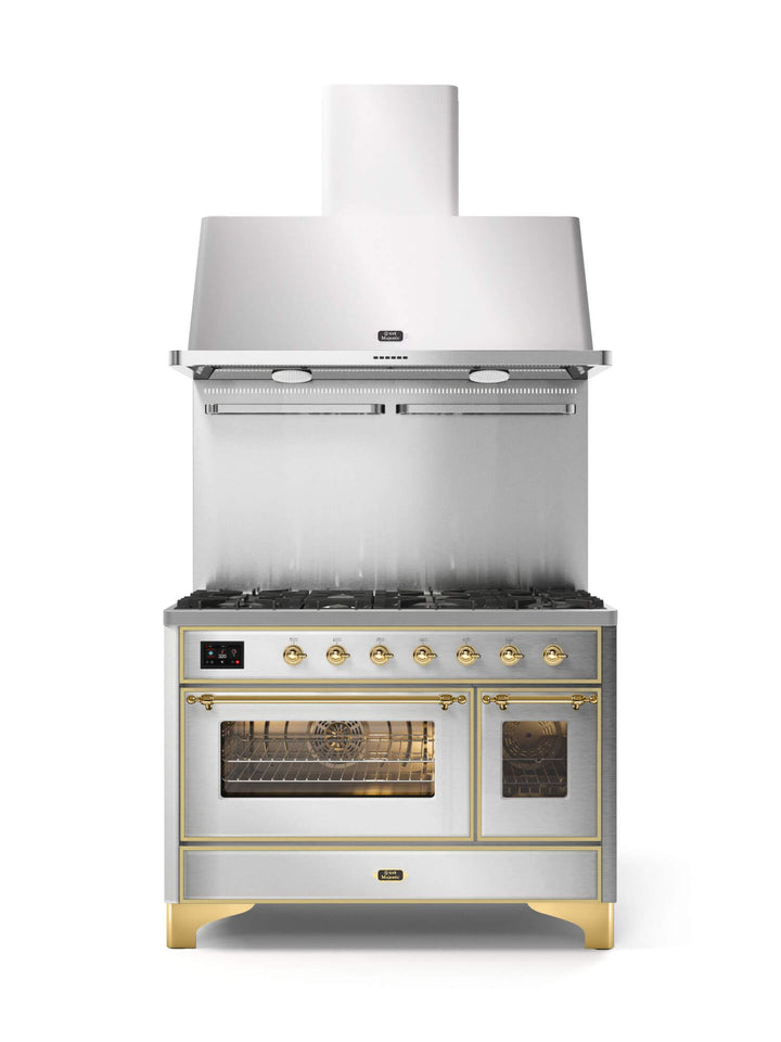 Stove - Majestic - 120 cm - Gas stove/Induction, 2 ovens