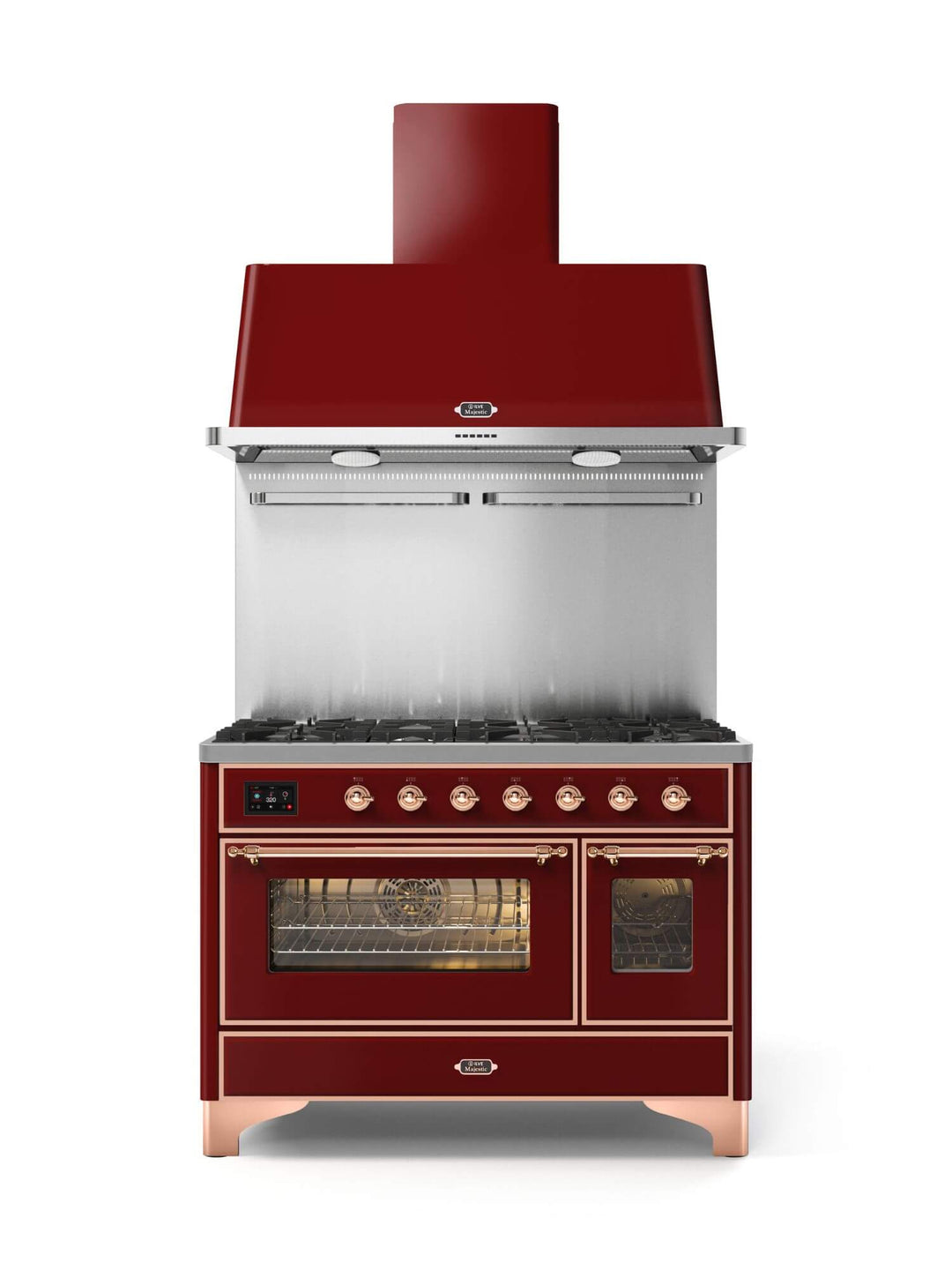 Stove - Majestic - 120 cm - Gas stove/Induction, 2 ovens