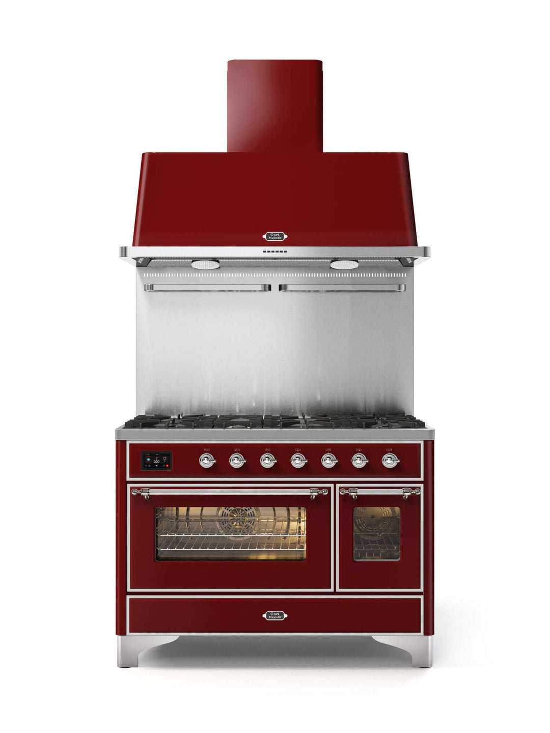 Stove - Majestic - 120 cm - Gas stove/Induction, 2 ovens
