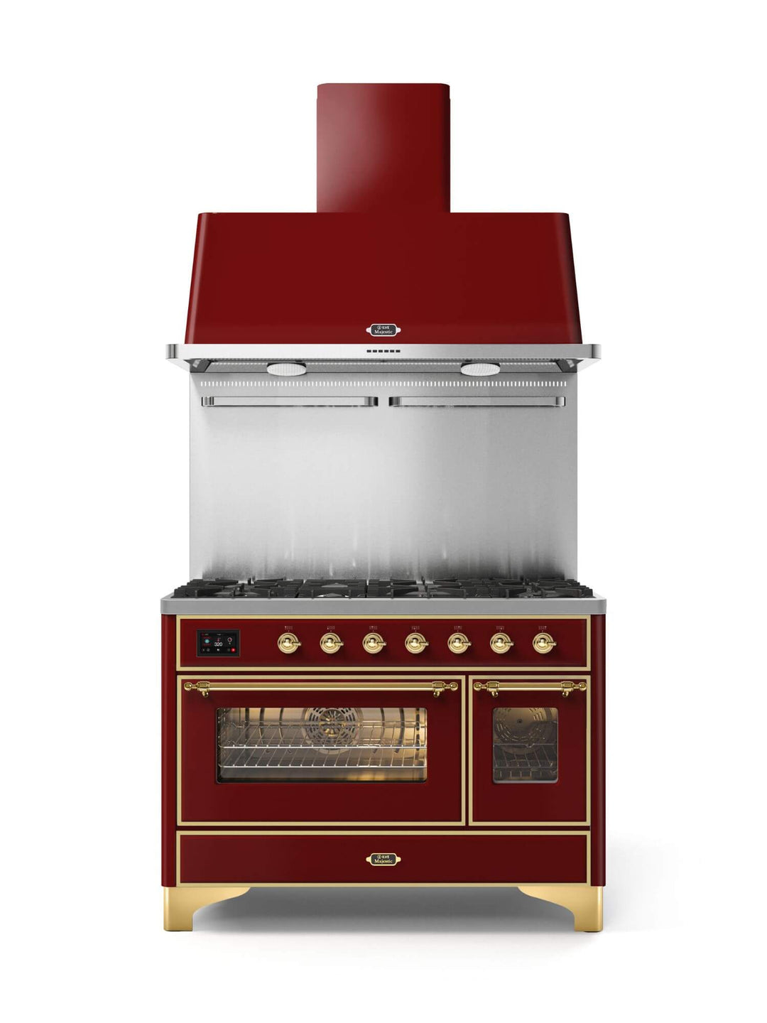Stove - Majestic - 120 cm - Gas stove/Induction, 2 ovens