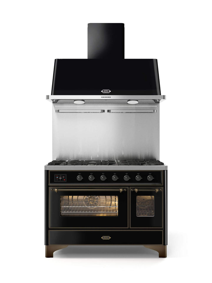 Stove - Majestic - 120 cm - Gas stove/Induction, 2 ovens