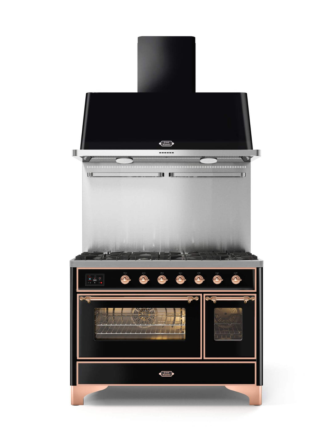 Stove - Majestic - 120 cm - Gas stove/Induction, 2 ovens