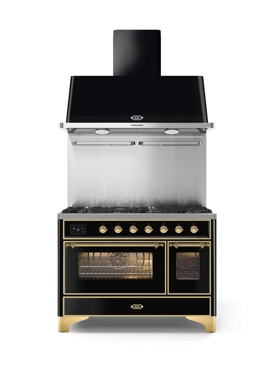 Stove - Majestic - 120 cm - Gas stove/Induction, 2 ovens