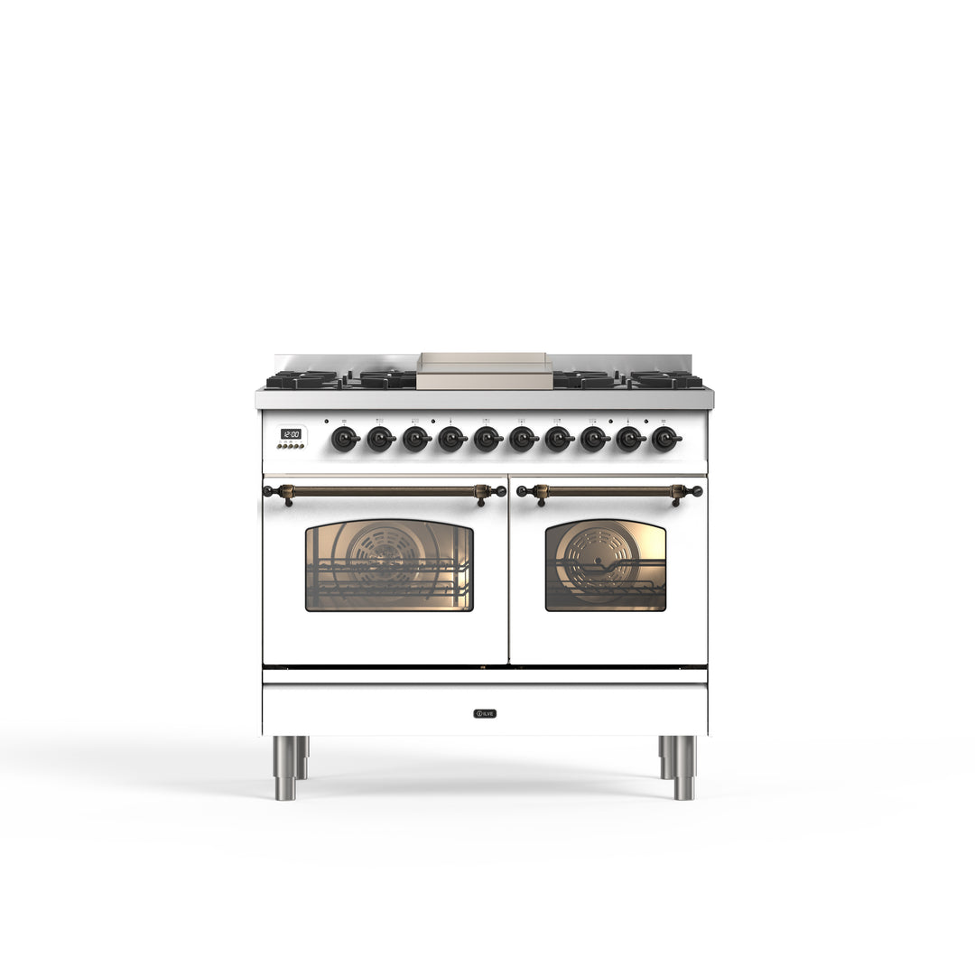 Komfyr - Nostalgie - 100 cm - Gasskomfyr/Induksjon