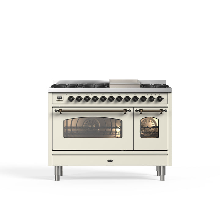 Stove - Nostalgia - 120 cm - Gas stove/Induction, 2 ovens