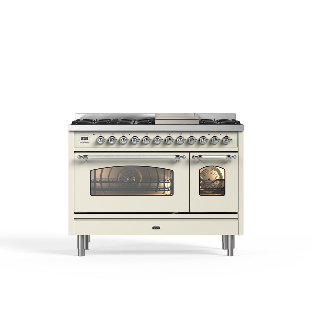 Stove - Nostalgia - 120 cm - Gas stove/Induction, 2 ovens