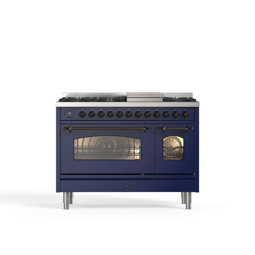 Stove - Nostalgia - 120 cm - Gas stove/Induction, 2 ovens