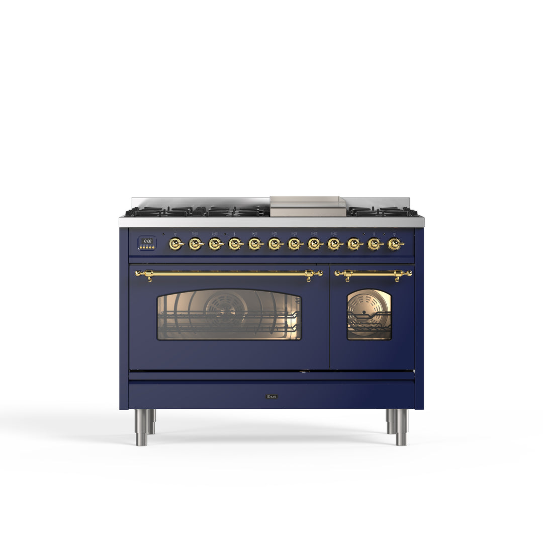 Stove - Nostalgia - 120 cm - Gas stove/Induction, 2 ovens