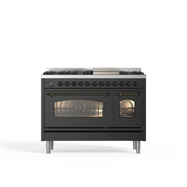 Stove - Nostalgia - 120 cm - Gas stove/Induction, 2 ovens