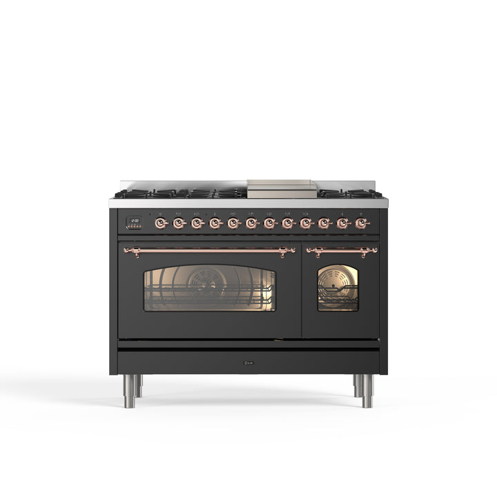 Stove - Nostalgia - 120 cm - Gas stove/Induction, 2 ovens