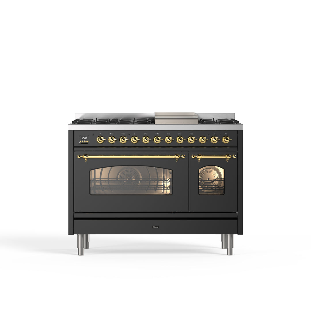 Stove - Nostalgia - 120 cm - Gas stove/Induction, 2 ovens