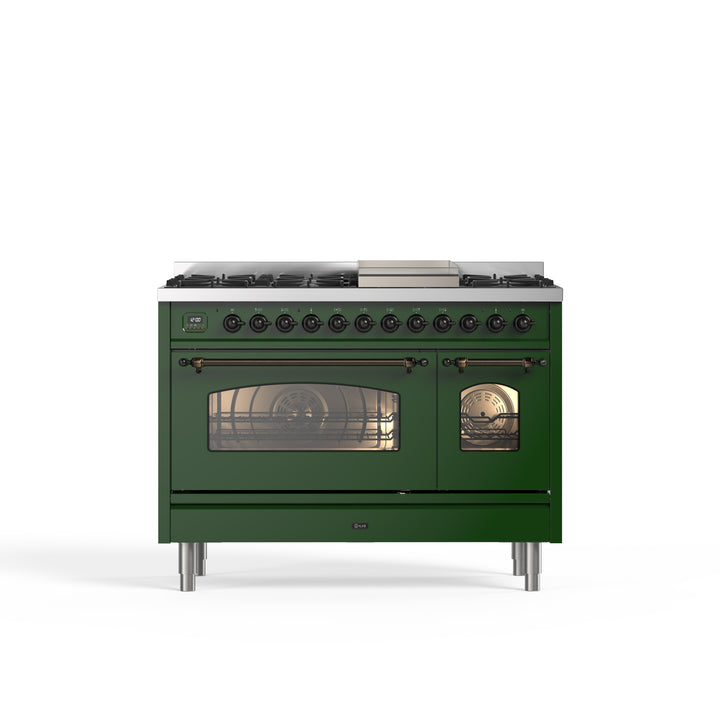 Stove - Nostalgia - 120 cm - Gas stove/Induction, 2 ovens