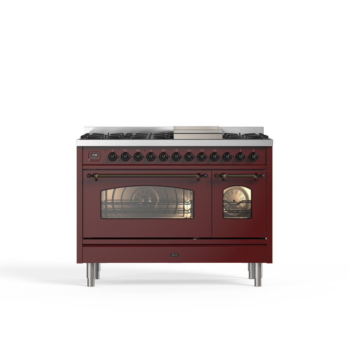 Stove - Nostalgia - 120 cm - Gas stove/Induction, 2 ovens