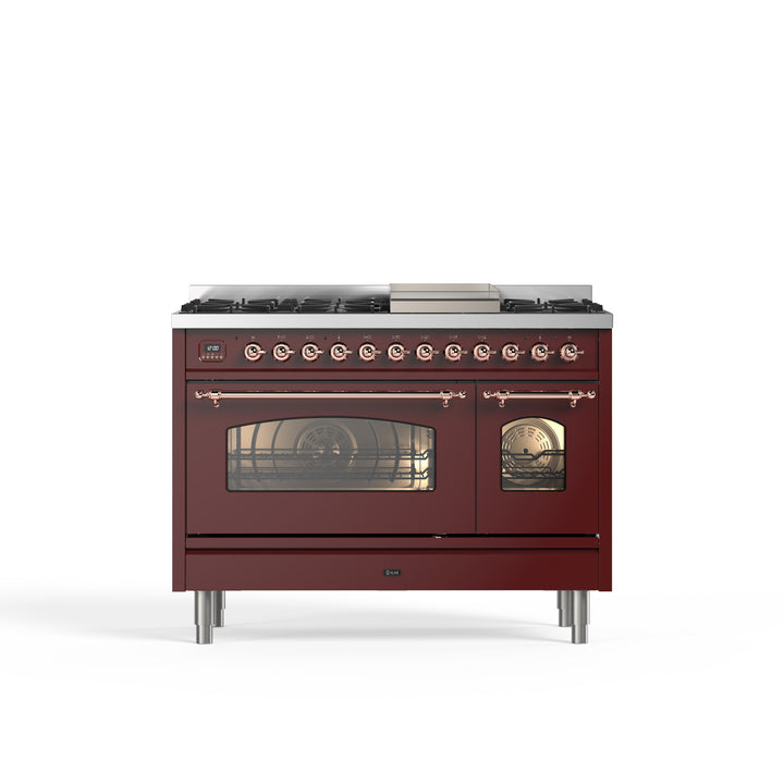 Stove - Nostalgia - 120 cm - Gas stove/Induction, 2 ovens