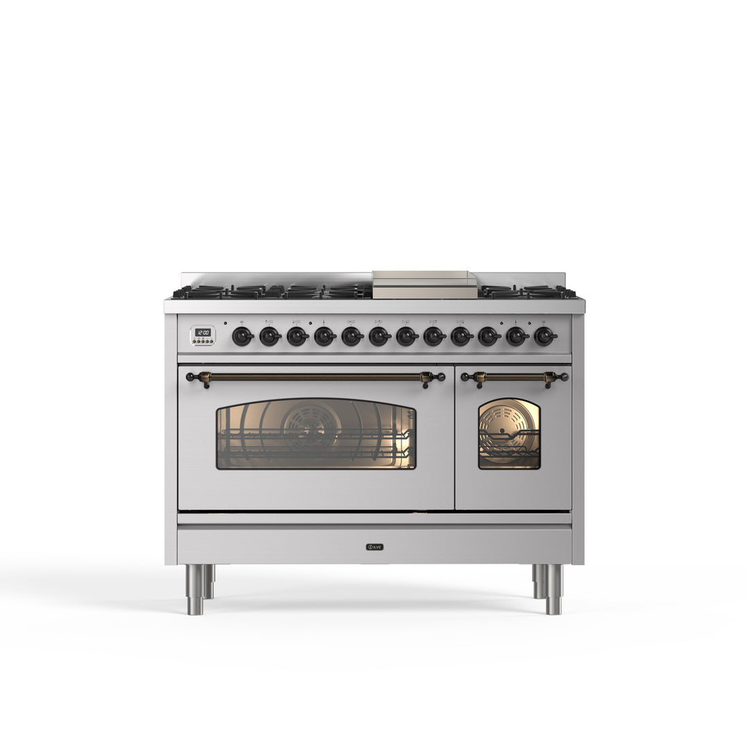 Stove - Nostalgia - 120 cm - Gas stove/Induction, 2 ovens