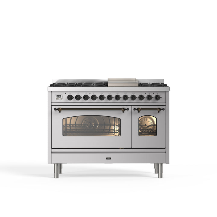 Stove - Nostalgia - 120 cm - Gas stove/Induction, 2 ovens