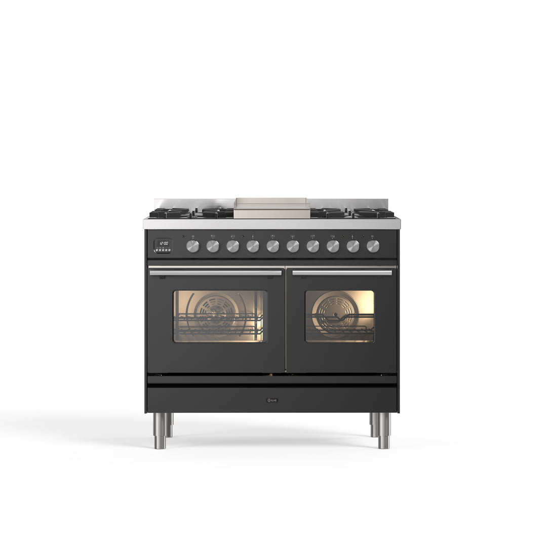 Komfyr - Professional Plus - 100 cm - Gasskomfyr/Induksjon, 2 ovner