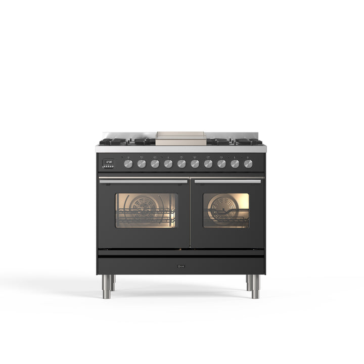 Komfyr - Professional Plus - 100 cm - Gasskomfyr/Induksjon, 2 ovner