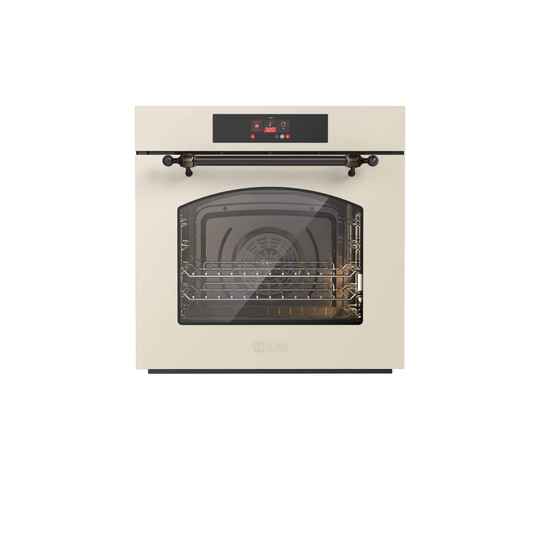 ILVE Nostalgie 60 cm multifunction oven with 320 °C - Hydrolytic cleaning